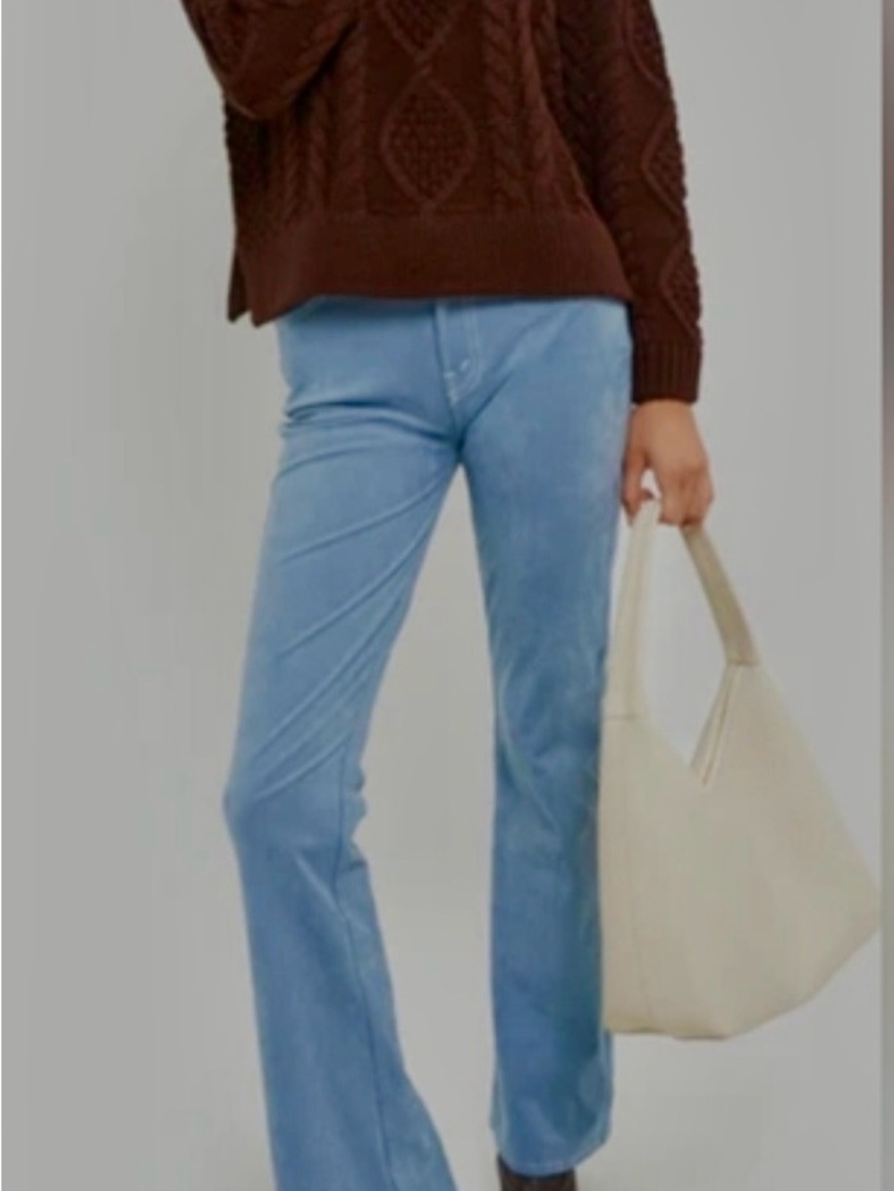 MOTHER Desperado Soft Core Jeans Blue Hoo 31 NWT